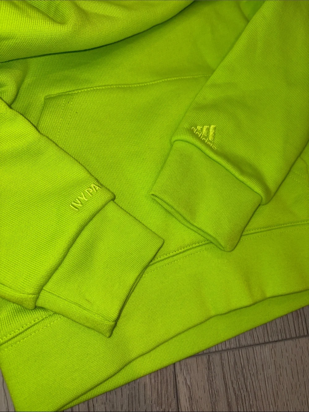 Adidas Kids Neon Green Hoodie & Jogger Set